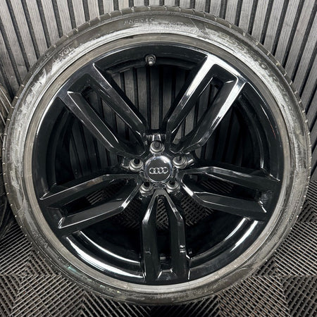 21'' Audi SQ5 Q5 S Line Black Alloy Wheels Tyres 8R0601025CP Genuine
