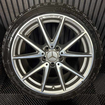 18" GENUINE MERCEDES AMG A CLASS CLA A45 CLA45 A35 WHEELS TYRES ALLOYS W176