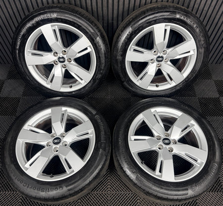 19" Audi Q5 5 Split Spoke S Line SQ5 Alloy Wheels Tyres 5X112 80A601025D Genuine
