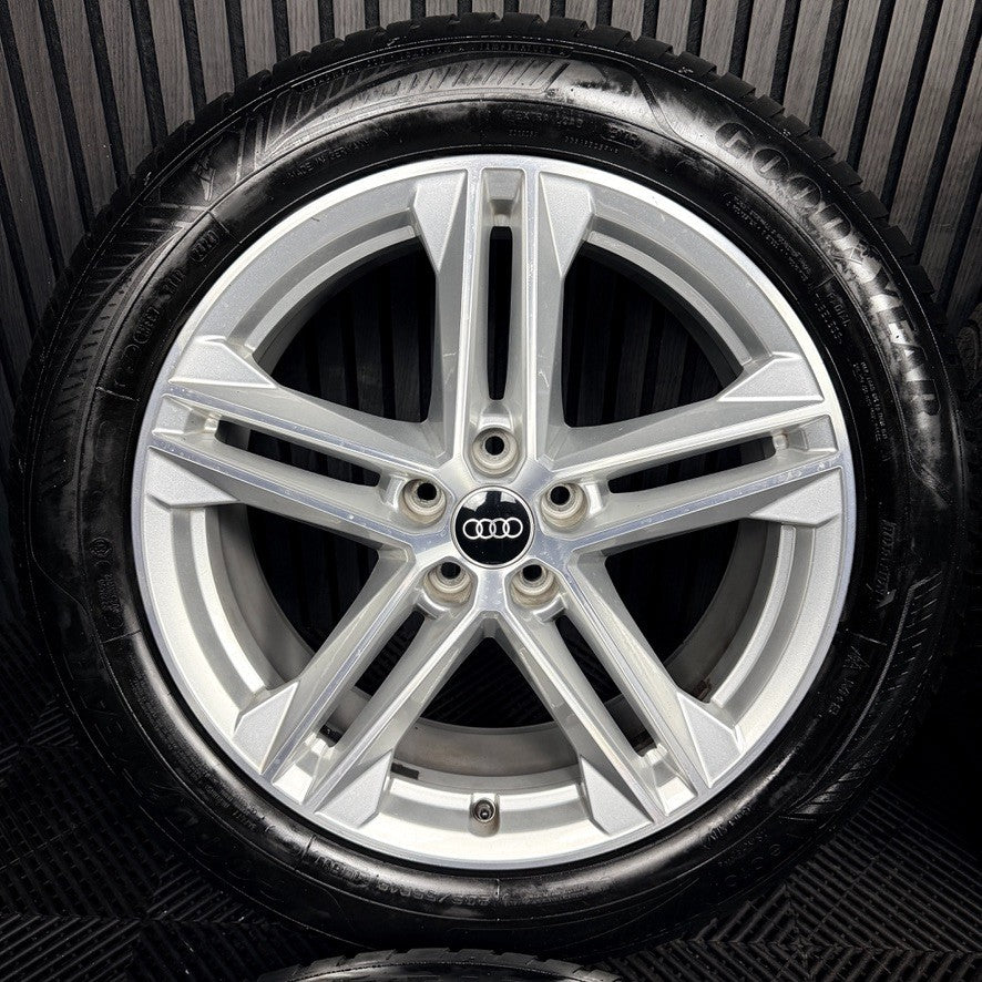19'' Audi Q5 5 Double Spoke S Line Alloy Wheels Tyres 5X112 80A601025G Genuine