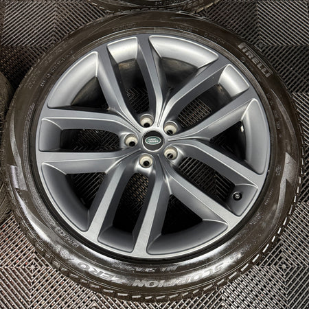 22'' GENUINE RANGE ROVER SPORT GREY L461 L460 5127 WHEELS TYRES ALLOYS N9X2-FB