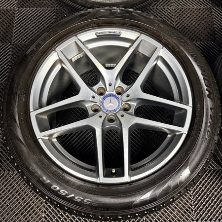 19'' Mercedes AMG GLC Coupe Sport Alloy Wheels Tyres A2534011800 Genuine
