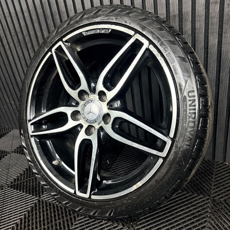 1X 18'' Mercedes AMG A Class CLA Black W176 Alloy Wheel Tyre A1764010700 Genuine