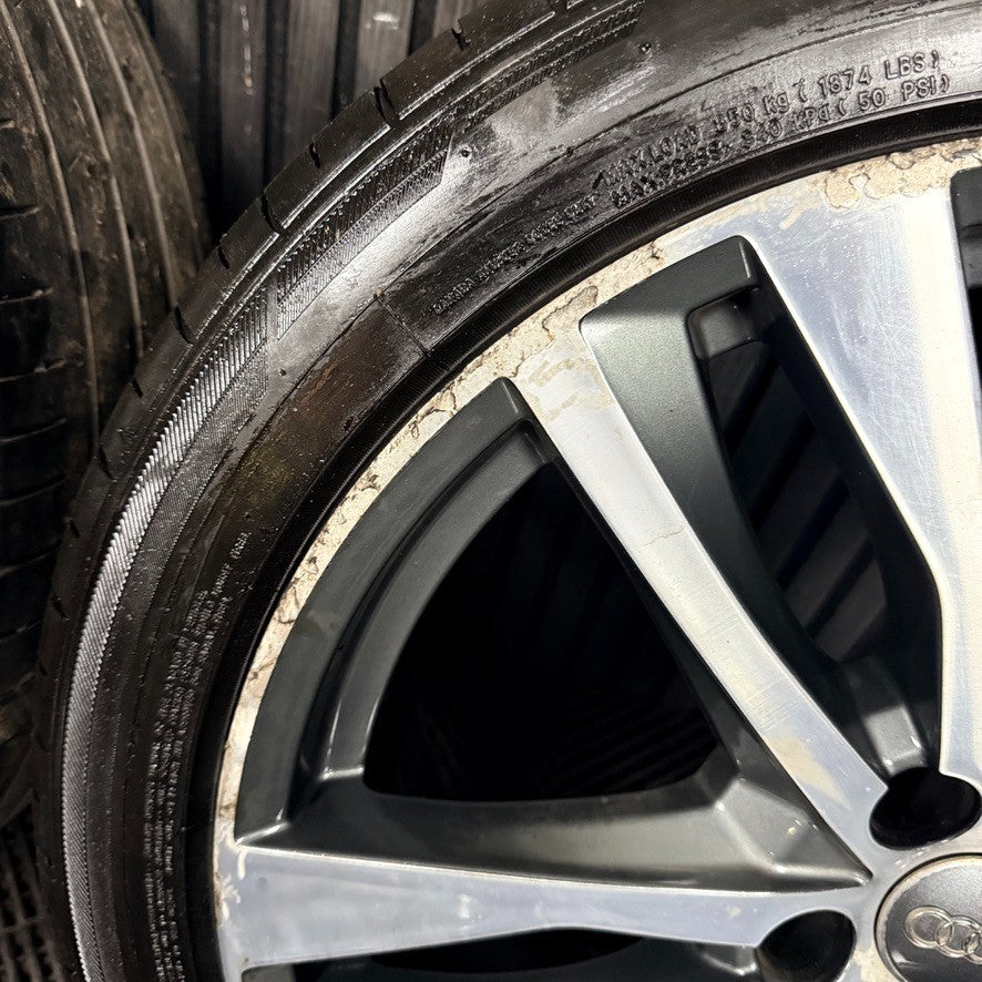 19'' Audi A6 C8 S Line 5 Double Spoke Alloy Wheels Tyres 4K0601025H Genuine