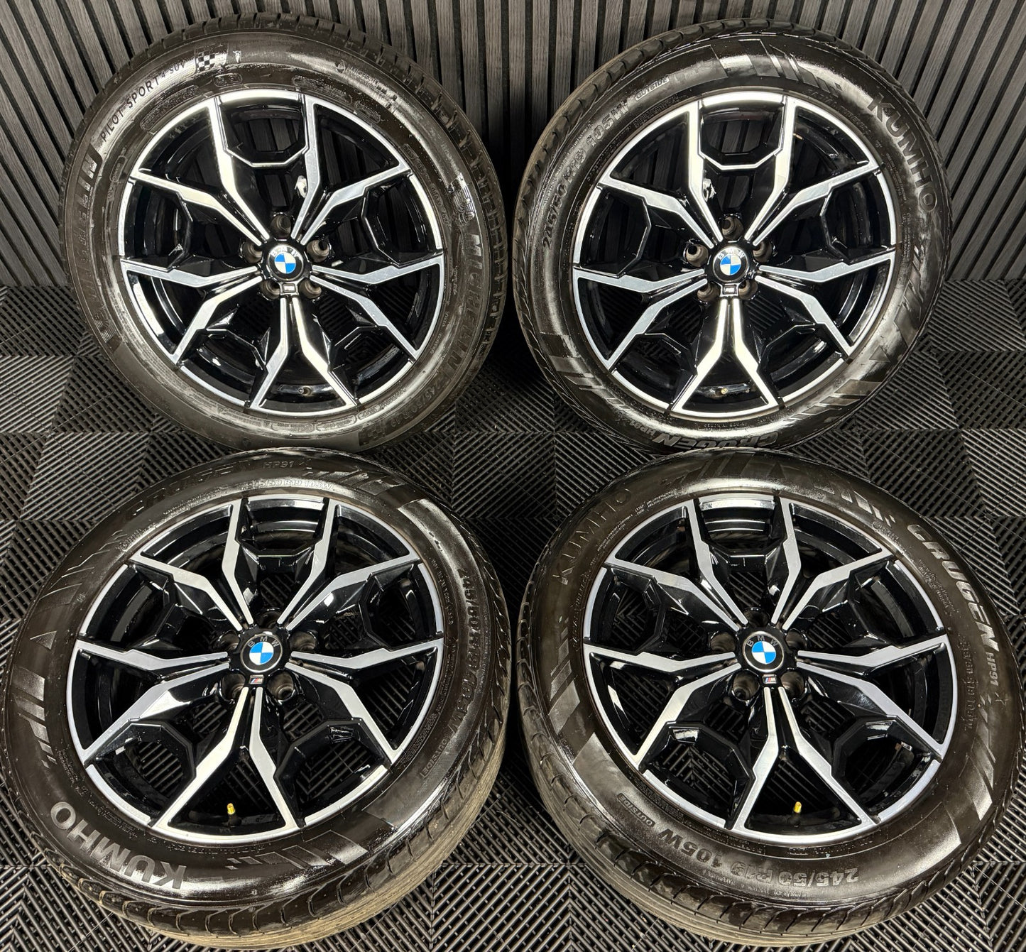 19'' GENUINE BMW X3 X4 G01 G02 887 M SPORT ALLOY WHEELS TYRES ALLOYS 7916263