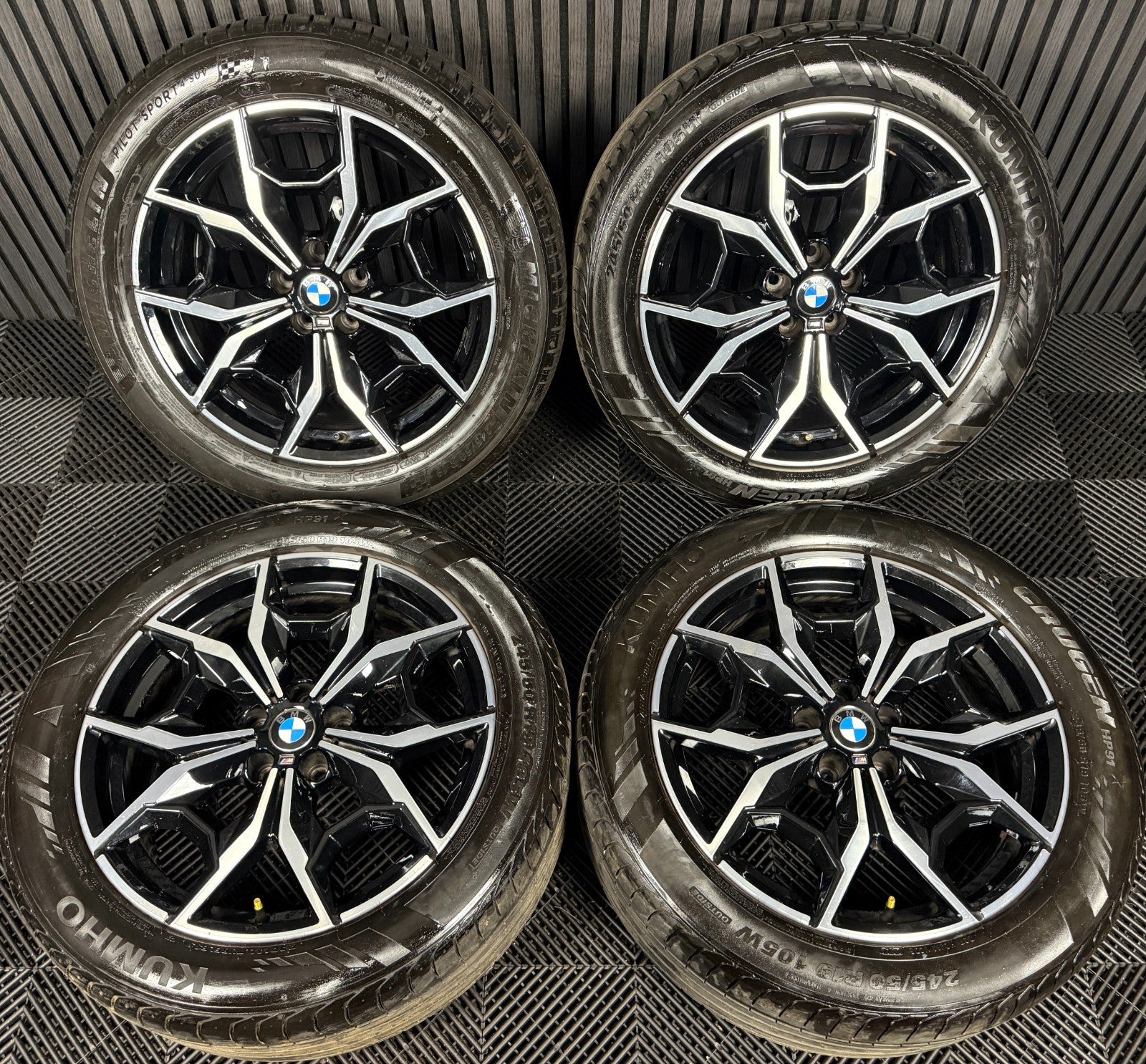 19'' GENUINE BMW X3 X4 G01 G02 887 M SPORT ALLOY WHEELS TYRES ALLOYS 7916263