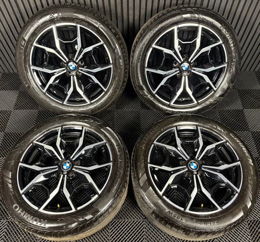19'' GENUINE BMW X3 X4 G01 G02 887 M SPORT ALLOY WHEELS TYRES ALLOYS 7916263
