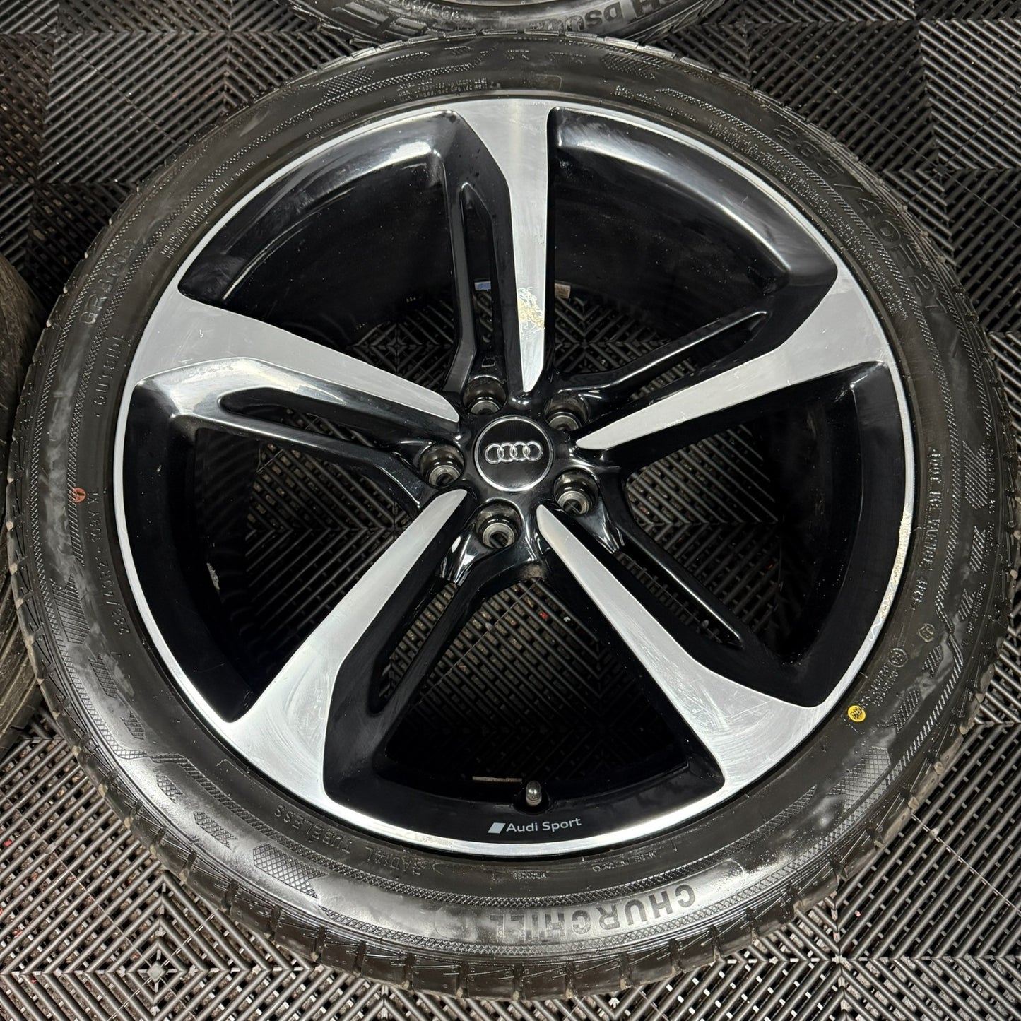 21'' GENUINE AUDI Q7 S LINE RS GREY DC ALLOY WHEELS ALLOYS TYRES 4M0601025S