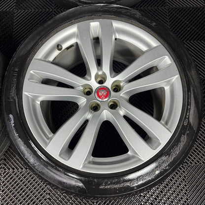 19'' GENUINE JAGUAR XK TOBA X351 ALLOY WHEELS TYRES BW9M-1007-JB KA