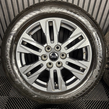 17" GENUINE FORD TRANSIT CUSTOM GREY ALLOY WHEELS TYRES MK9 2024 6X120