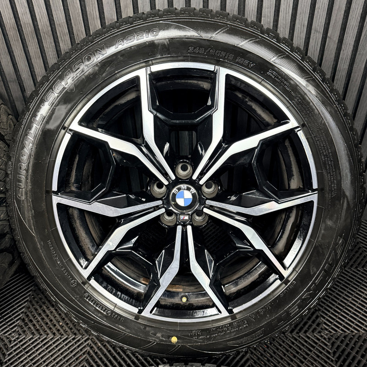 19'' Bmw X3 X4 G01 G02 887 M Sport Alloy Wheels Winter Tyres 7916263 Genuine