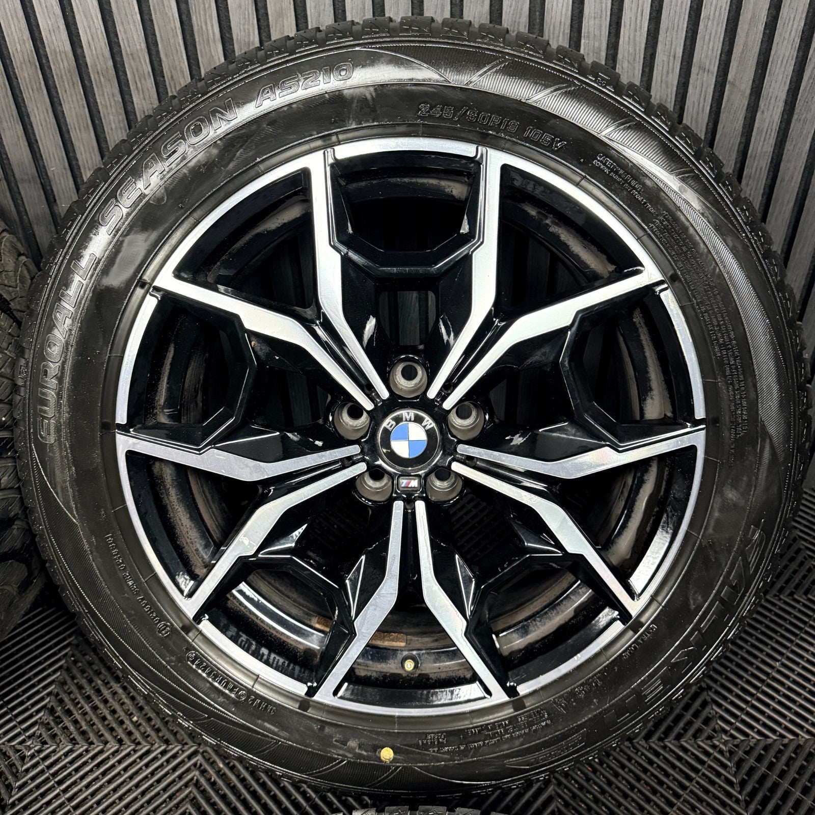 19'' Bmw X3 X4 G01 G02 887 M Sport Alloy Wheels Winter Tyres 7916263 Genuine
