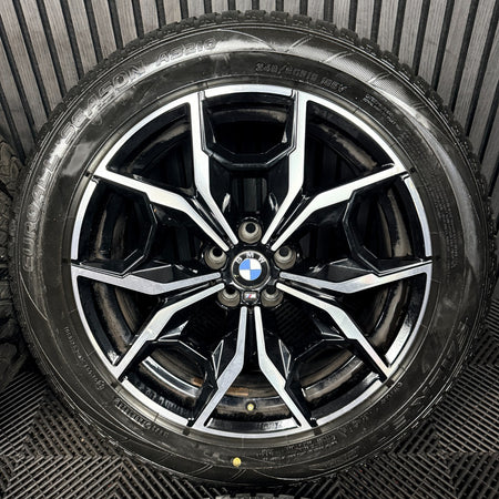 19'' Bmw X3 X4 G01 G02 887 M Sport Alloy Wheels Winter Tyres 7916263 Genuine