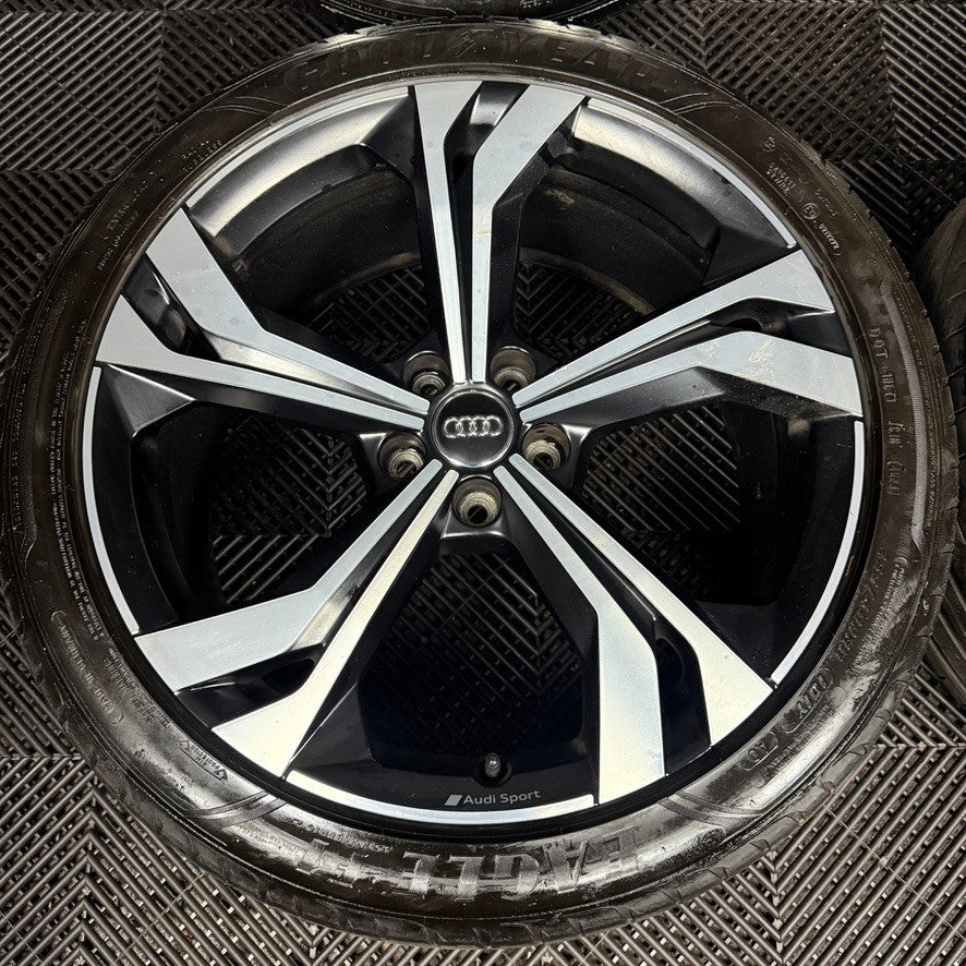 20'' GENUINE AUDI RSQ3 Q3 S LINE 5 SPOKE ALLOY WHEELS TYRE ALLOYS 83A601025AC