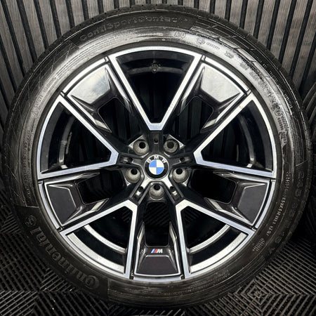 18'' BMW 4 Series I4 858 M Sport G26 G22 G23 Wheels Tyres Alloys 8747286 Genuine