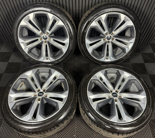 22'' GENUINE AUDI SQ8 Q8 S LINE 4M ALLOY WHEELS ALLOYS TYRES 4M8601025AN