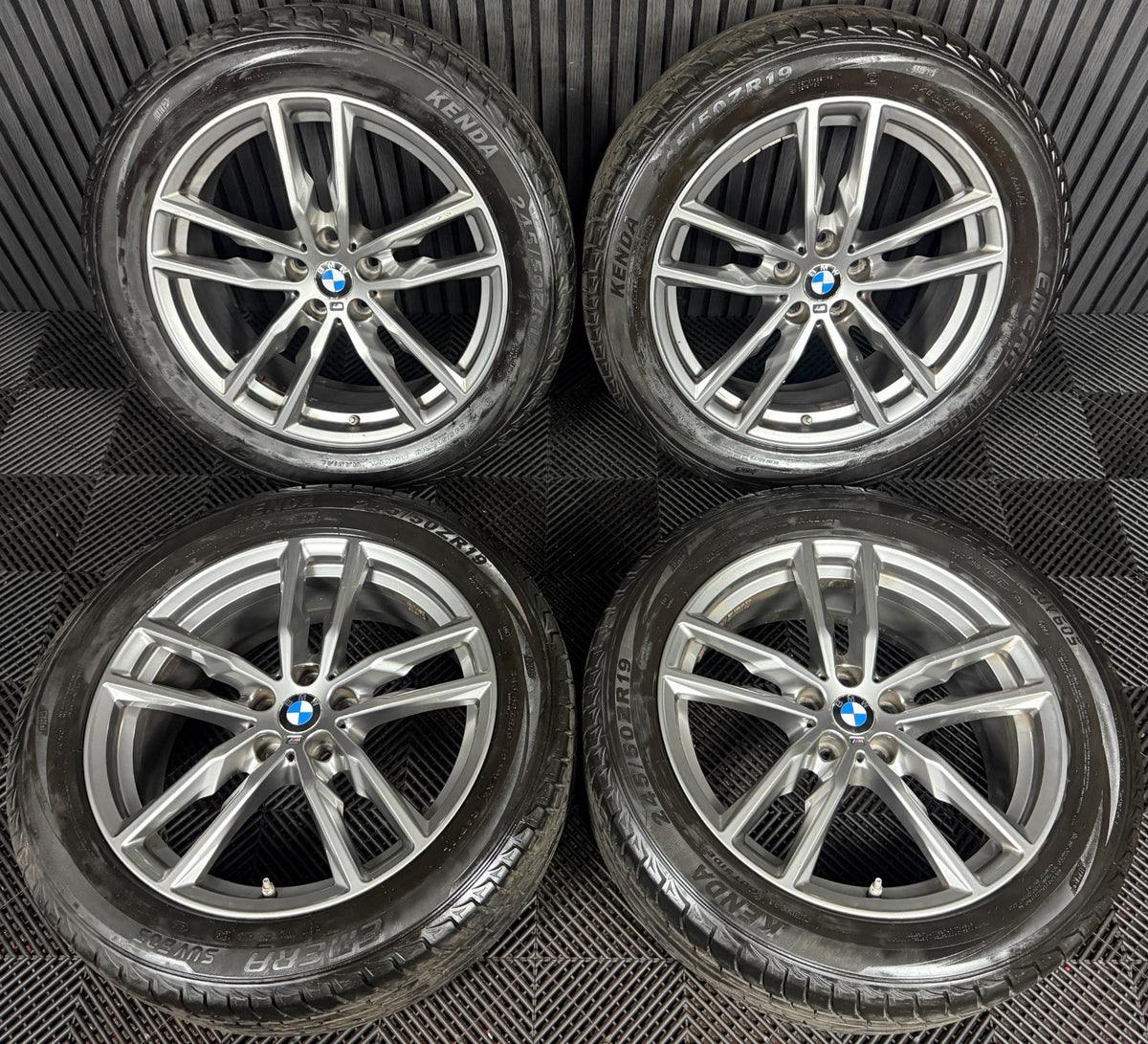 19'' GENUINE BMW X3 X4 G01 G02 698 M SPORT ALLOY WHEELS TYRES ALLOYS 8746987