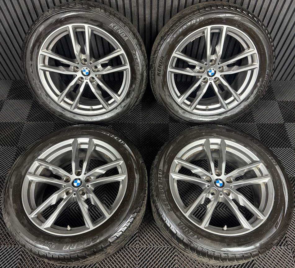 19'' GENUINE BMW X3 X4 G01 G02 698 M SPORT ALLOY WHEELS TYRES ALLOYS 8746987