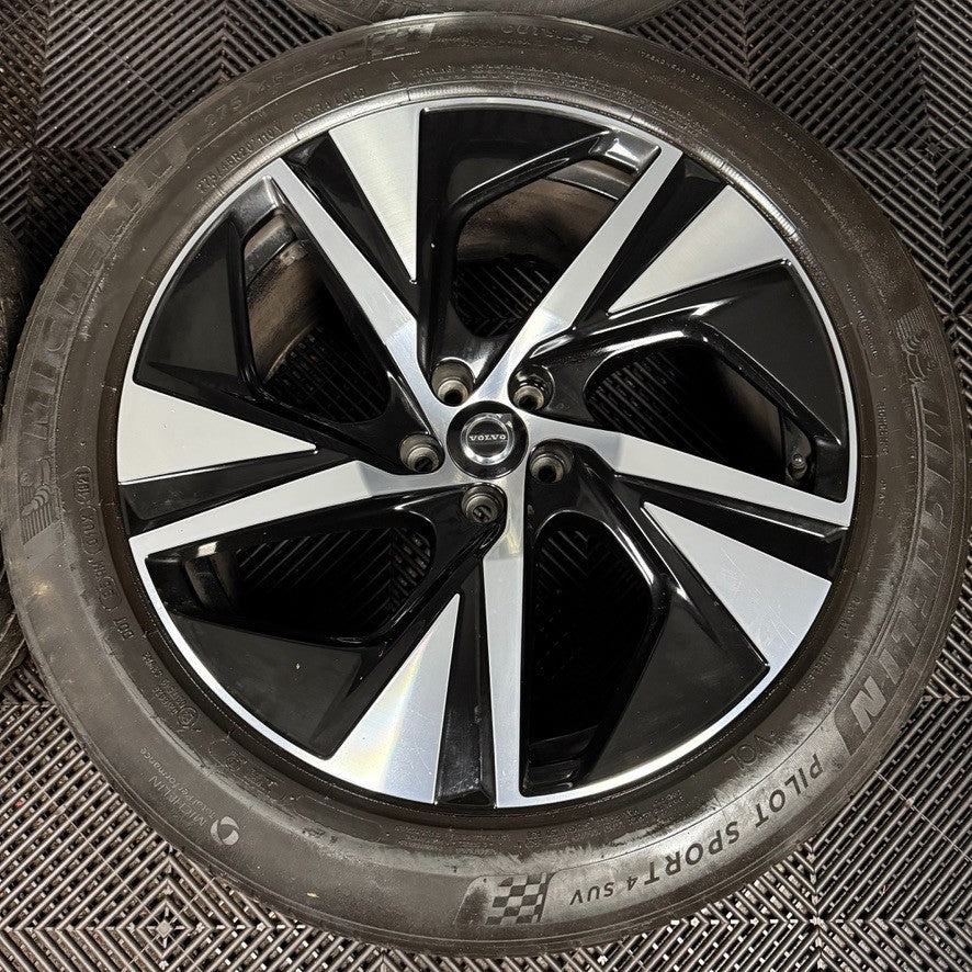 20" GENUINE VOLVO XC90 R DESIGN 5 SPOKE ALLOY WHEELS TYRES ALLOYS 5X108 32209411