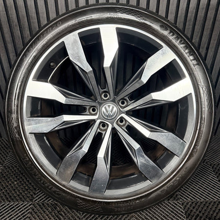 1X 20'' VW Tiguan Suzuka R Line 5NA601025G Grey DC Alloy Tyre Wheel Genuine
