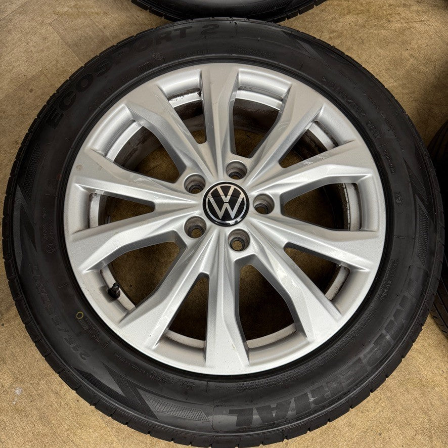 17'' GENUINE VW CADDY BARAHONA ALLOY ALLOYS WHEELS TYRES 2K7601025A