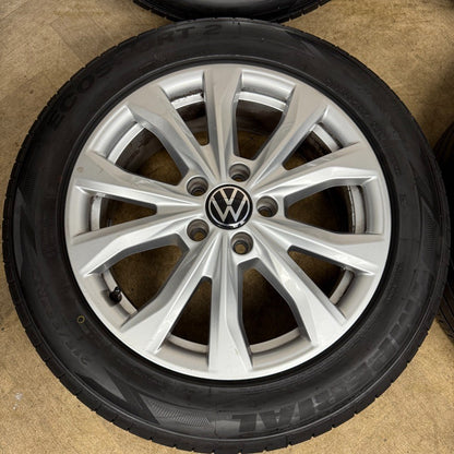 17'' GENUINE VW CADDY BARAHONA ALLOY ALLOYS WHEELS TYRES 2K7601025A