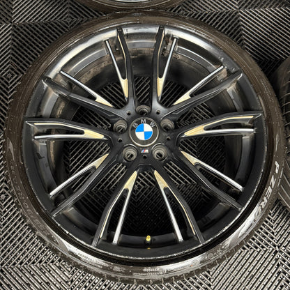 20" GENUINE BMW 3 SERIES 624 M SPORT F30 F31 F32 F36 ALLOY WHEELS TYRES
