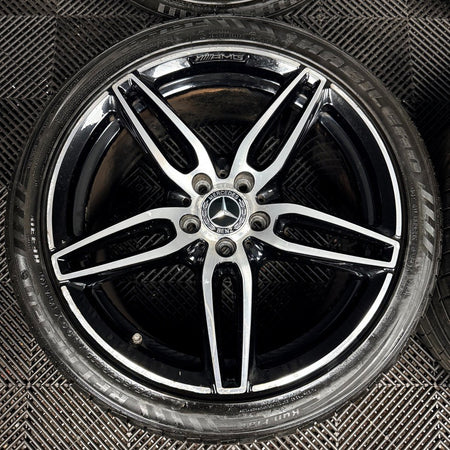 19'' Mercedes AMG E Class W213 Black DC Sport Alloy Wheels Tyres Alloys Genuine