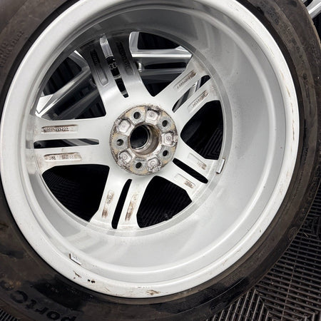 19'' Audi Q5 5 Double Spoke S Line Alloy Wheels Tyres 5X112 80A601025G Genuine