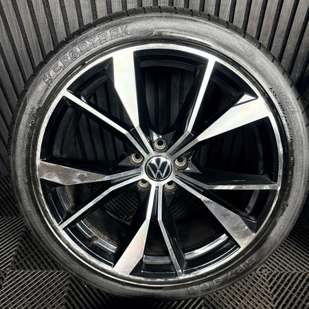 20'' VW Tiguan R Line Misano Alloy Wheels Tyres Alloys 5NA601025AH Genuine