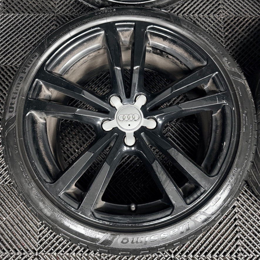 18'' Audi A3 S Line Black Saloon Wheels Alloys Tyres 8V0601025BC Genuine