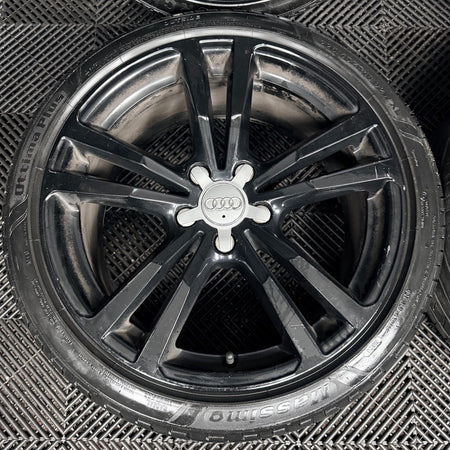 18'' Audi A3 S Line Black Saloon Wheels Alloys Tyres 8V0601025BC Genuine