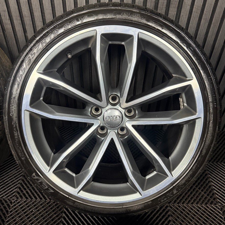 19'' GENUINE AUDI A5 S LINE S5 ALLOY WHEELS ALLOYS TYRES 8W0601025DF