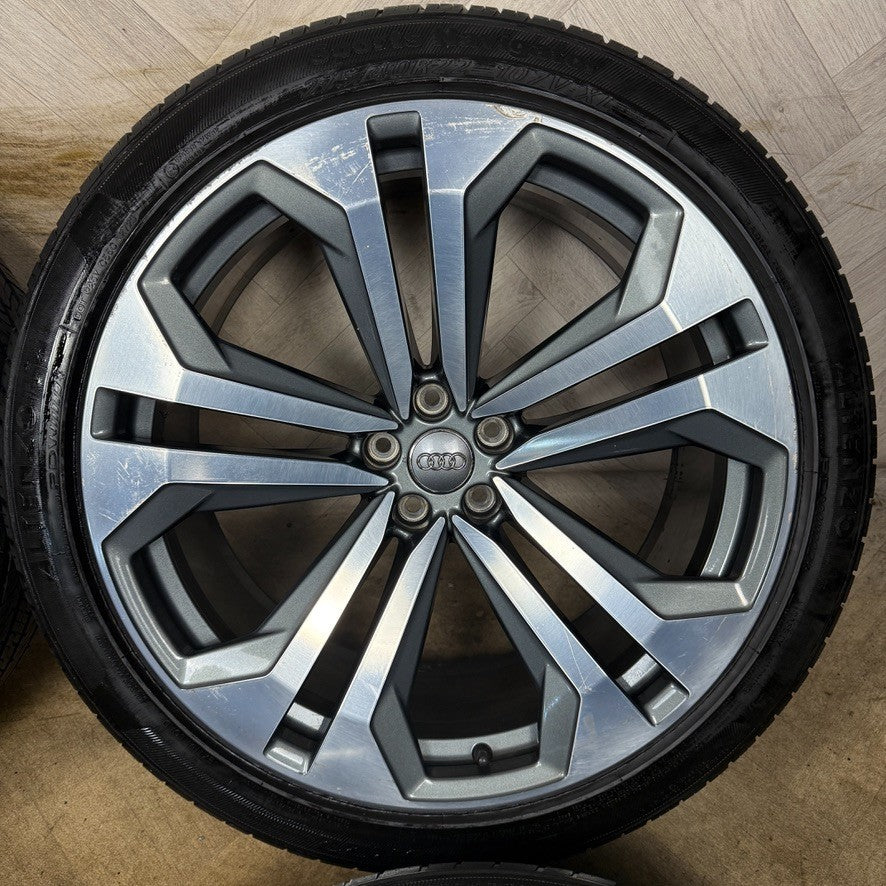 22'' GENUINE AUDI SQ8 Q8 S LINE ALLOY WHEELS ALLOYS TYRES 4M8601025K