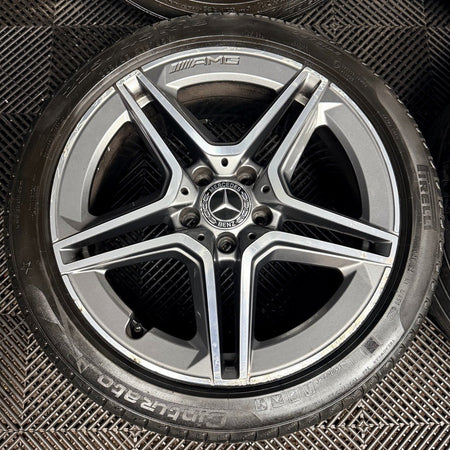 18'' Mercedes Amg A Class Cla B Alloy Wheels Tyres Alloys W177 Genuine
