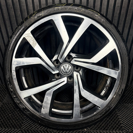 1X 19'' VW Golf Brescia Clubsport GTI MK7 Alloy Wheel Tyre 5G0601025CL Genuine