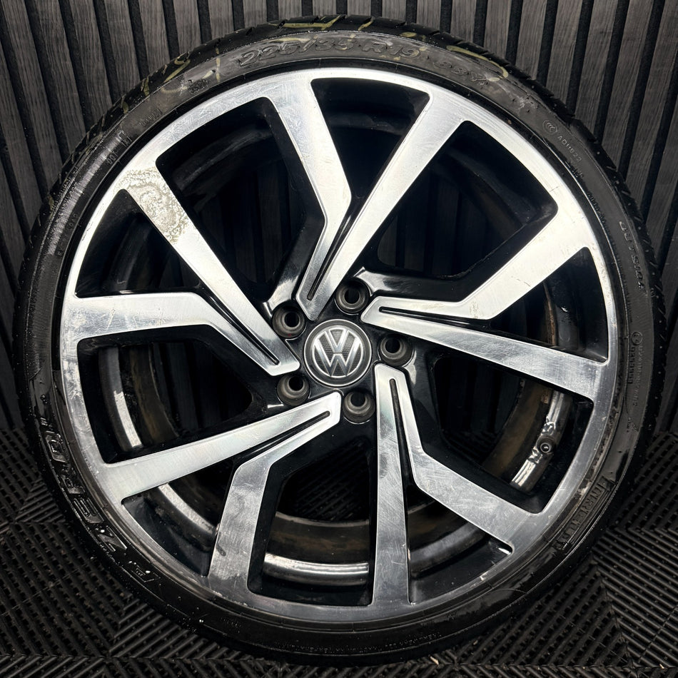 1X 19'' VW Golf Brescia Clubsport GTI MK7 Alloy Wheel Tyre 5G0601025CL Genuine