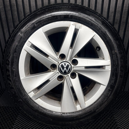 1X 16'' VW Golf MK8 Norfolk Alloy Wheel Tyre GT Single 5H0601025 Genuine