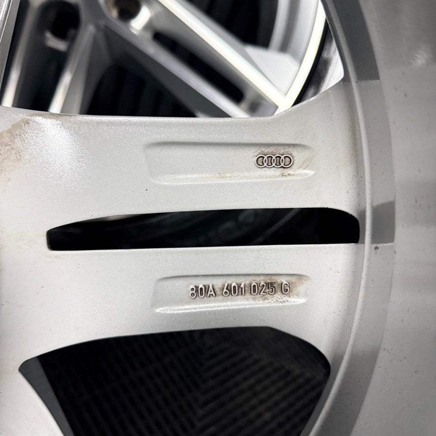 19'' Audi Q5 5 Double Spoke S Line Alloy Wheels Tyres 5X112 80A601025G Genuine