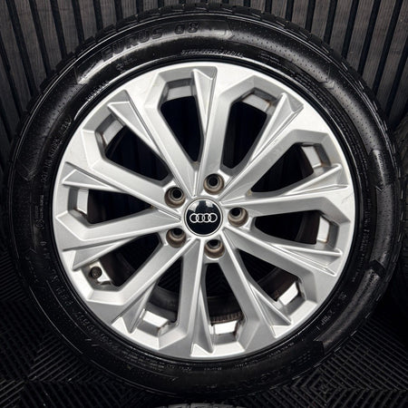 17'' Audi A4 Silver B8 B9 10 Spoke Alloy Wheels Alloys Tyres 8W0601025L Genuine