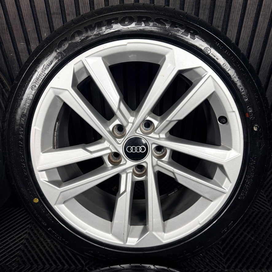 17'' Audi A3 Silver Sport Wheels Alloys Tyres 8Y0601025E Genuine