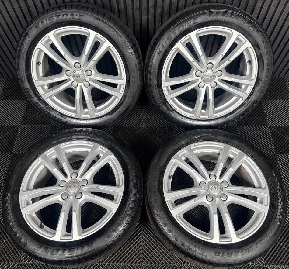18'' Audi Q3 S Line 5 Double Spoke Facelift Alloy Wheels Tyres Alloys Genuine