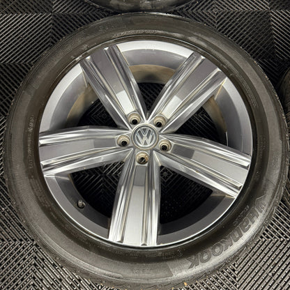 19'' GENUINE VW TIGUAN VICTORIA MK2 ALLOY WHEELS TYRES ALLOYS 5NA601025C