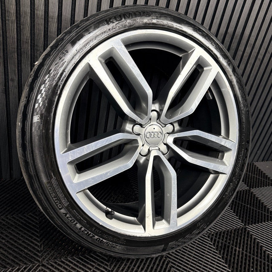 1X 21'' Audi SQ5 Q5 Alloy Wheel Tyre 8.5J ET33 Single Spare 8R0601025AM Genuine