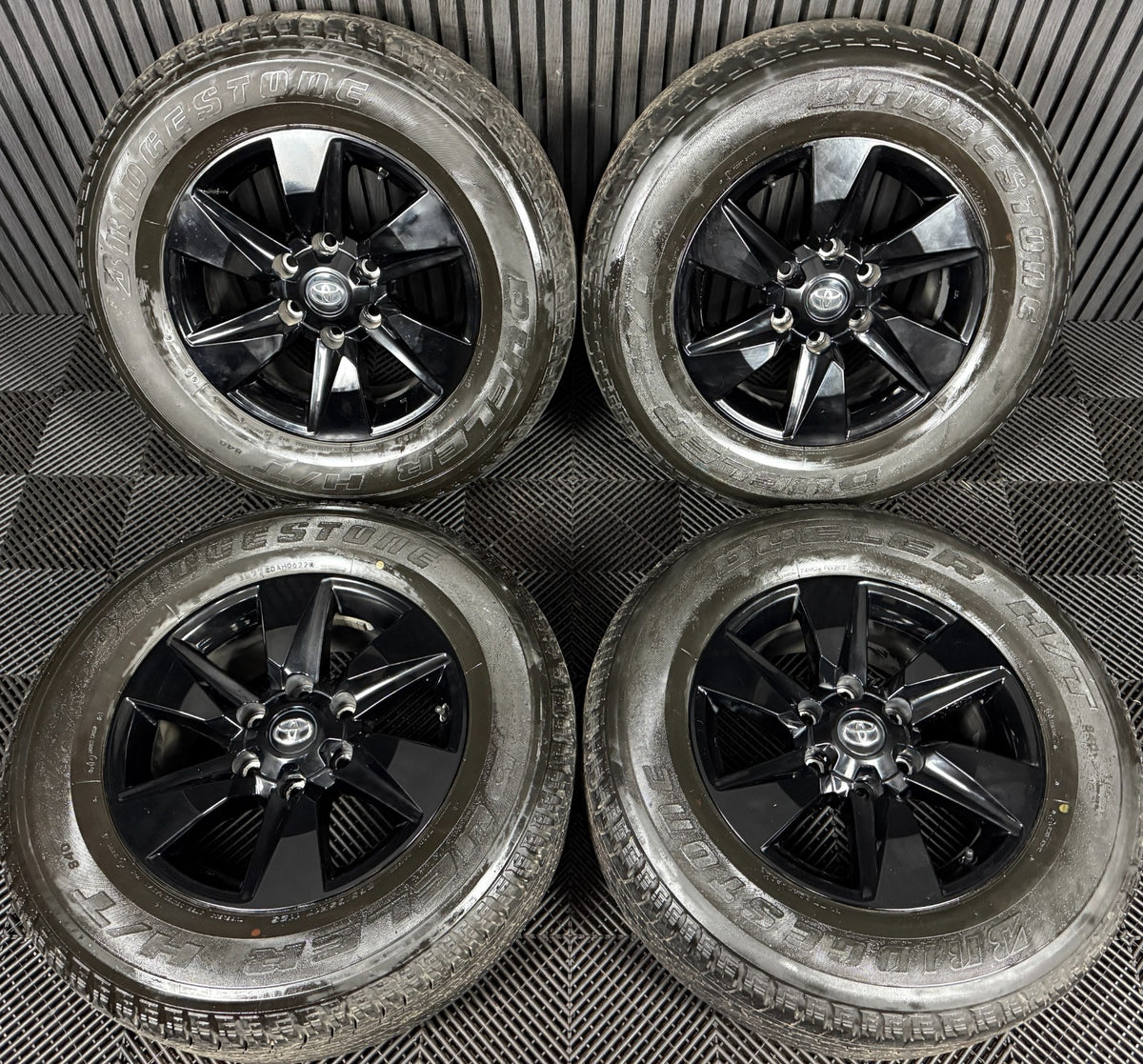 17'' GENUINE TOYOTA LAND CRUISER CANYON PRADO WHEELS TYRES ALLOYS PZ49Q-J0670-ZE
