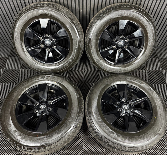 17'' GENUINE TOYOTA LAND CRUISER CANYON PRADO WHEELS TYRES ALLOYS PZ49Q-J0670-ZE