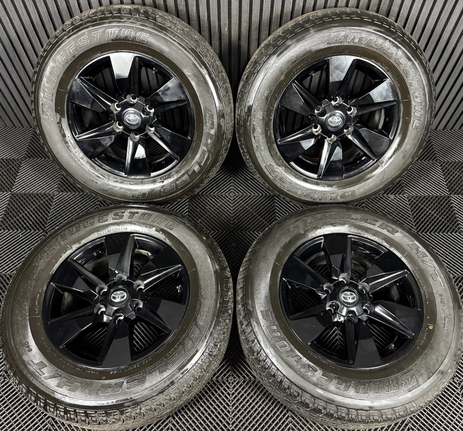 17'' GENUINE TOYOTA LAND CRUISER CANYON PRADO WHEELS TYRES ALLOYS PZ49Q-J0670-ZE