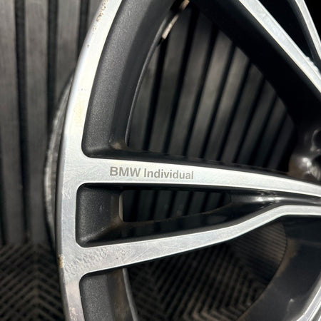 1X 21'' BMW X3 X4 G01 G02 726 M Sport Alloy Wheel Front 8043670 Genuine