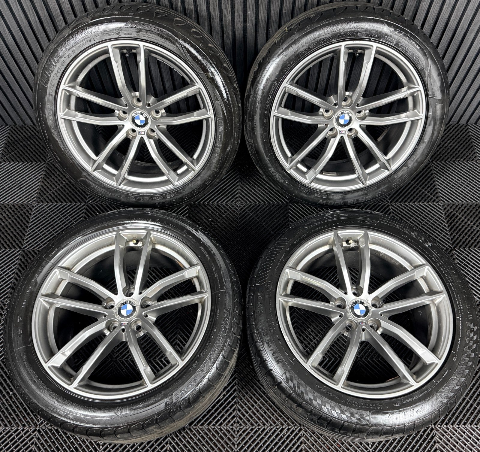 18'' BMW 5 Series 4 662 Grey M Sport G30 G31 Alloy Wheels Tyres Alloys Genuine