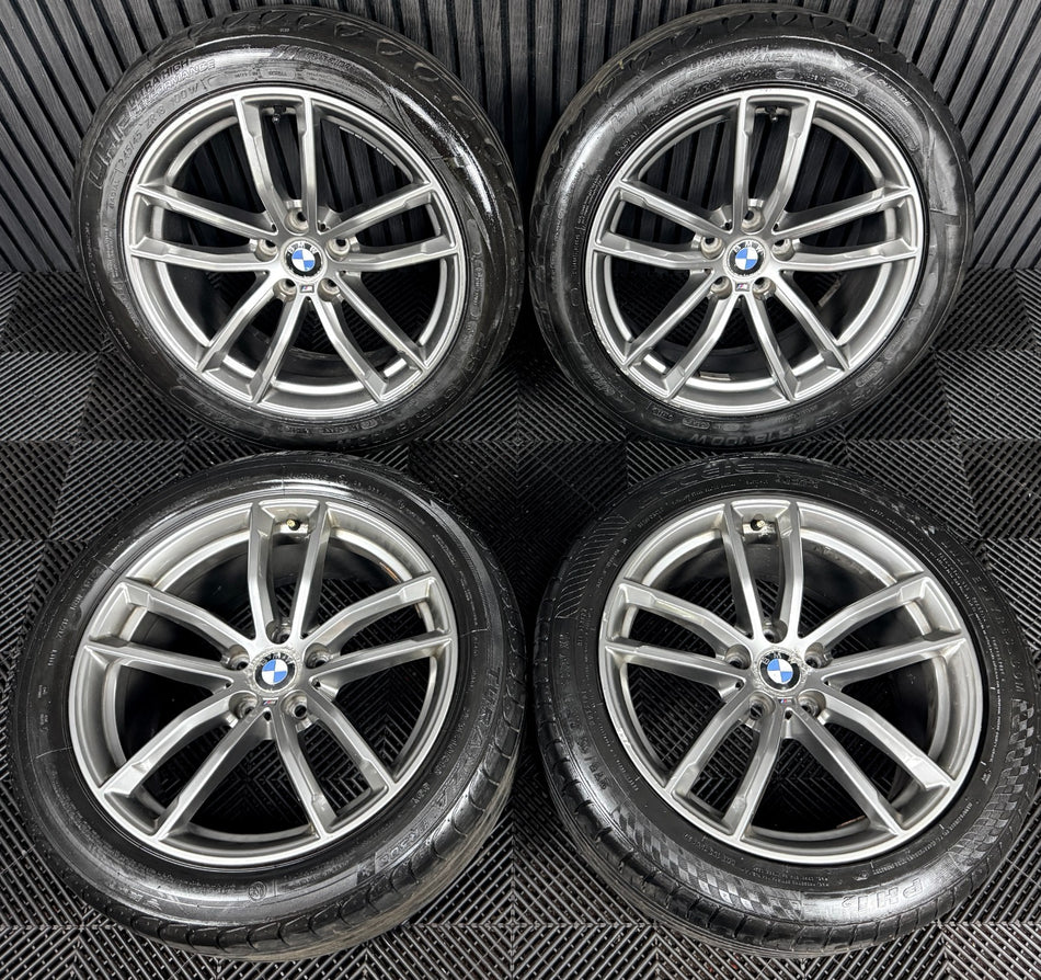 18'' BMW 5 Series 4 662 Grey M Sport G30 G31 Alloy Wheels Tyres Alloys Genuine
